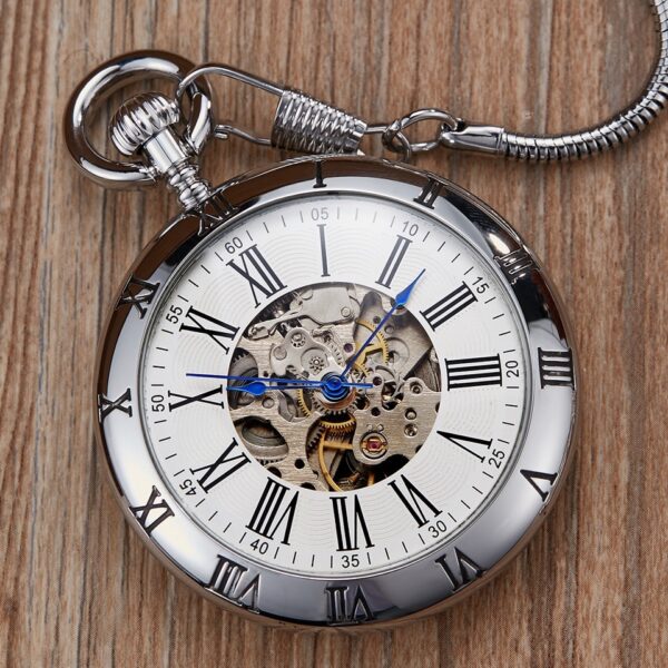 The Hertfordshire Silver Open Face Pocket Watch UK 7