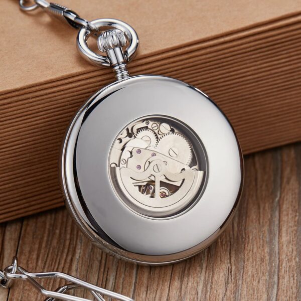 The Hertfordshire Silver Open Face Pocket Watch UK 8