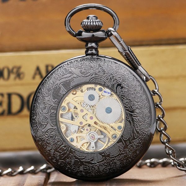 The Humberside Black Pocket Watch UK 3