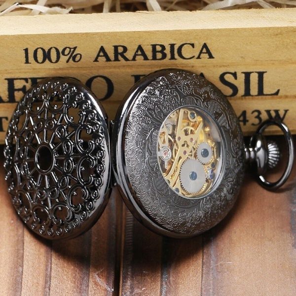 The Humberside Black Pocket Watch UK 4